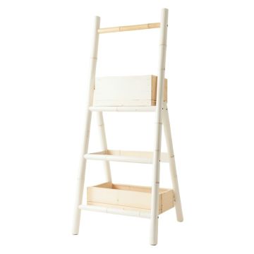 Ridge Bend Empty Vertical Garden Frame - White