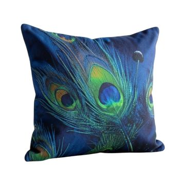 Blue Morpho Throw Pillow