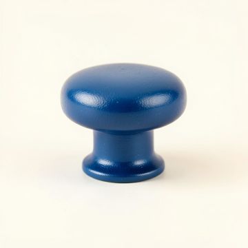 Linden Crest Cabinet Knob Without Packaging - Blue (synthetic illustration; no displayed measurements)