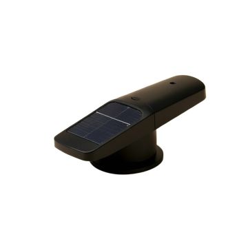 Black Solar Powered Integrated Led Pathway Light