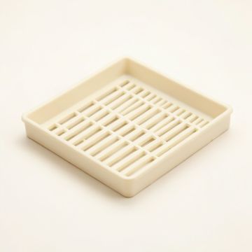 Slate Dale Empty Under-Desk Cable Tray - Cream (synthetic illustration; no displayed measurements)
