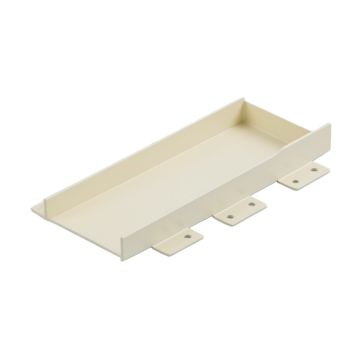 Cove Dell Empty Under-Desk Cable Tray - Ivory