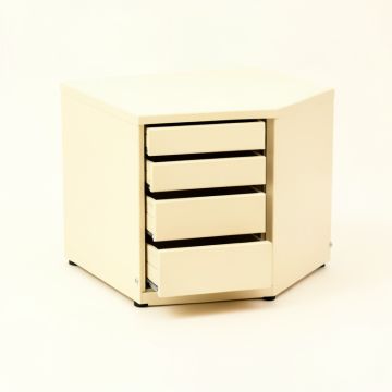 Elm Brook Small-Parts Storage Drawer Cabinet - Ivory (synthetic illustration; no displayed measurements)
