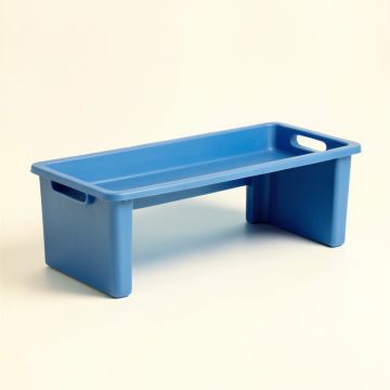 Olive Crest Narrow Outdoor Storage Bench - Blue (synthetic illustration; no displayed measurements)
