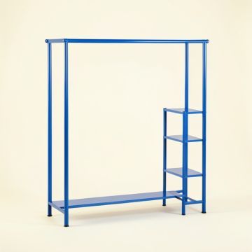 Hazel Bluff Empty Garment Rack - Blue (synthetic illustration; no displayed measurements)