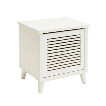 Brook Bridge Nightstand - White