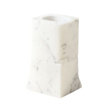 White Marble 12.5 '' Paper Towel Holder