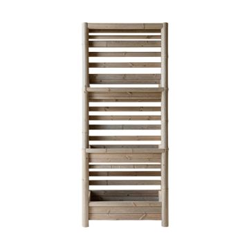 Bay Bluff Empty Vertical Garden Frame - Gray