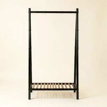 Alder Bend Empty Garment Rack - Black (synthetic illustration; no displayed measurements)
