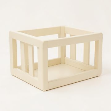 Summit Falls Empty Furniture-Style Pet Crate - Cream (synthetic illustration; no displayed measurements)
