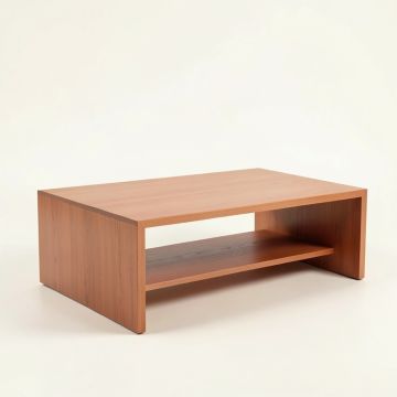 Reed Bend Coffee Table - Terracotta (synthetic illustration; no displayed measurements)
