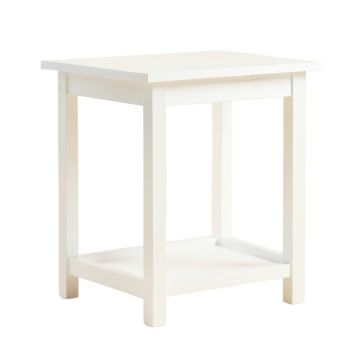 Alder Canyon Freestanding Laundry Folding Counter - White