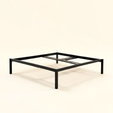 14 '' Steel Platform Bed (synthetic illustration; no displayed measurements)