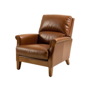 Amirah 36.2 '' Wide Top Grain Leather Lounge Chair