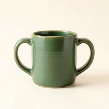 Birch Bend Ceramic Mug - Green (synthetic illustration; no displayed measurements)