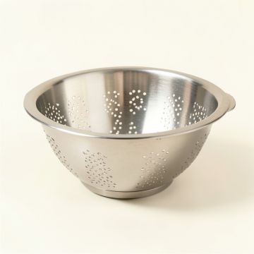Ovente Stainless Steel Colander 3.2 Quart Colander Set (synthetic illustration; no displayed measurements)