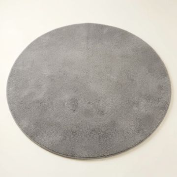 Maple Bridge Round Area Rug - Gray (synthetic illustration; no displayed measurements)