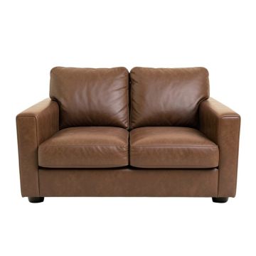 Hillwill 67 '' Leather Match Pillow Top Arm Loveseat
