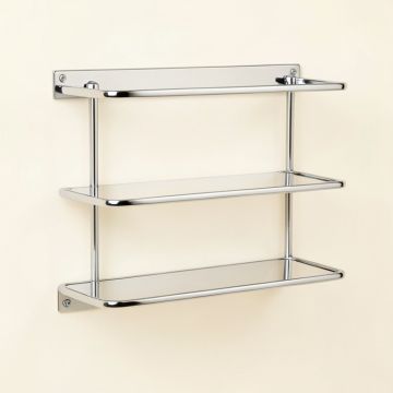 Helfrid 18 '' W X 22 '' H X 10 '' D Metal Wall Mounted Bathroom Shelves (synthetic illustration; no displayed measurements)