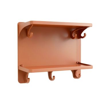 Fern Arc Wall-Mounted Entryway Organizer Shelf