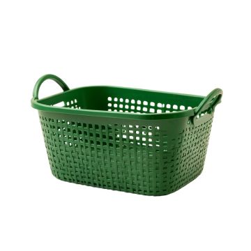 Hill Bluff Empty Storage Basket - Green