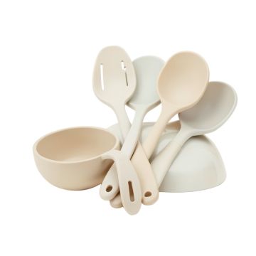 Nature Home Decor 7-Piece Rainbow Elite Kitchen Utensils Set