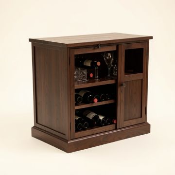 Baxton Studio Wine Bar (synthetic illustration; no displayed measurements)