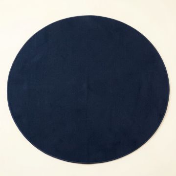 Sage Branch Round Area Rug - Navy (synthetic illustration; no displayed measurements)