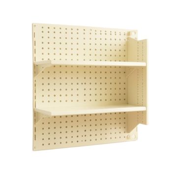 Oak Canyon Empty Wall-Mounted Tool Organizer Panel - Cream