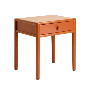 Field Edge Side Table - Terracotta (synthetic illustration; no displayed measurements)