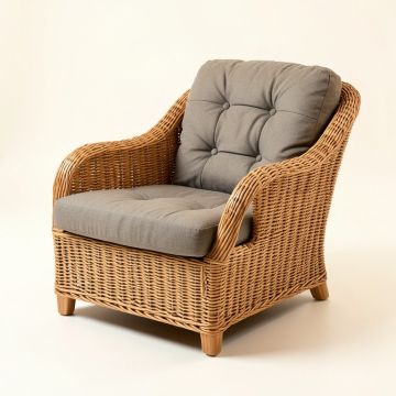 Wister 42 '' Wide Tufted Papasan Chair (synthetic illustration; no displayed measurements)