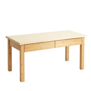 Vale Crest Empty Workshop Workbench - Cream