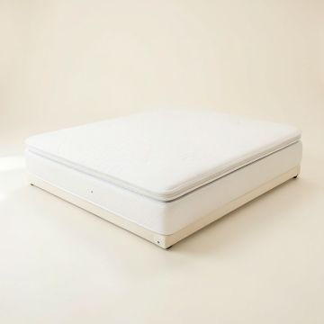 12 '' Plush Gel Memory Foam Mattress And Adjustable Base Set (synthetic illustration; no displayed measurements)
