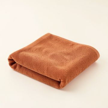 Flint Bend Bath Towel - Terracotta (synthetic illustration; no displayed measurements)