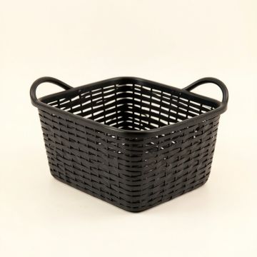 Reed Bluff Empty Storage Basket - Black (synthetic illustration; no displayed measurements)