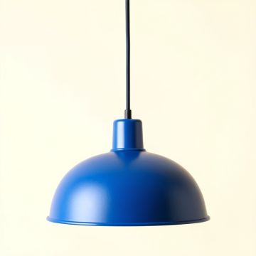 Harbor Dale Pendant Light Suspended From One Plain Cable - Blue (synthetic illustration; no displayed measurements)