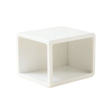 Sage Arc Low Toy Storage Unit - White
