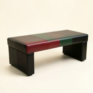 Faux Leather Upholstered Bench (synthetic illustration; no displayed measurements)