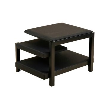 3-Tier Shoe Bench For Entryway Shoe Storage Organizer Rack With Foam Padded Seat