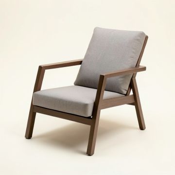 Indira Outdoor Modern Patio Chair (synthetic illustration; no displayed measurements)