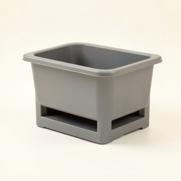 Moss Canyon Empty Raised Planter - Gray (synthetic illustration; no displayed measurements)