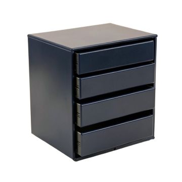 Glen Crest Small-Parts Storage Drawer Cabinet - Navy (synthetic illustration; no displayed measurements)