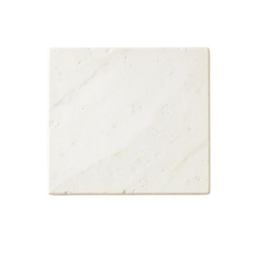 Elm Bend Uninstalled Square Decorative Tile - White