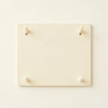 Cliff Bridge Empty Wall-Mounted Tool Organizer Panel - Ivory (synthetic illustration; no displayed measurements)