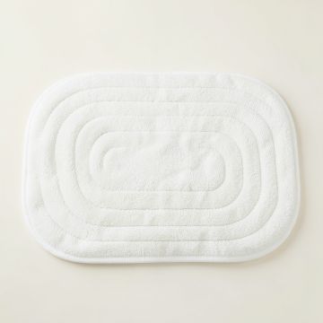 Willow Edge Bath Mat - White (synthetic illustration; no displayed measurements)