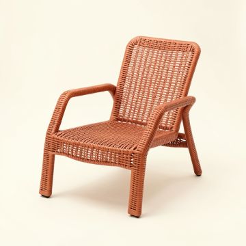 Dune Brook Outdoor Lounge Chair - Terracotta (synthetic illustration; no displayed measurements)