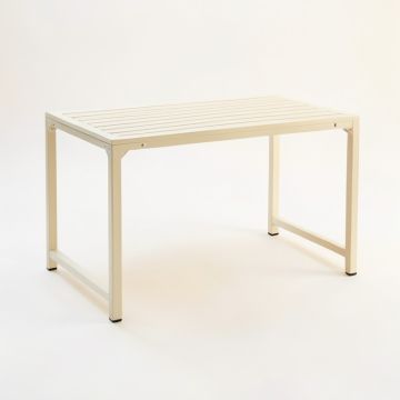 River Crest Patio Table - Ivory (synthetic illustration; no displayed measurements)