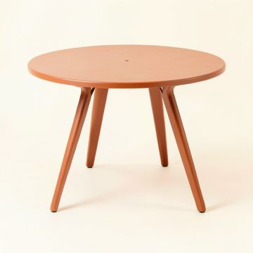 Stone Crest Patio Table - Terracotta (synthetic illustration; no displayed measurements)