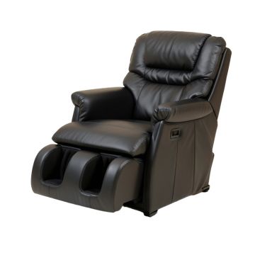 Reclining Heated Massage Chair With Ottoman