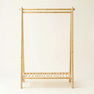 Linden Crossing Empty Garment Rack - Cream (synthetic illustration; no displayed measurements)